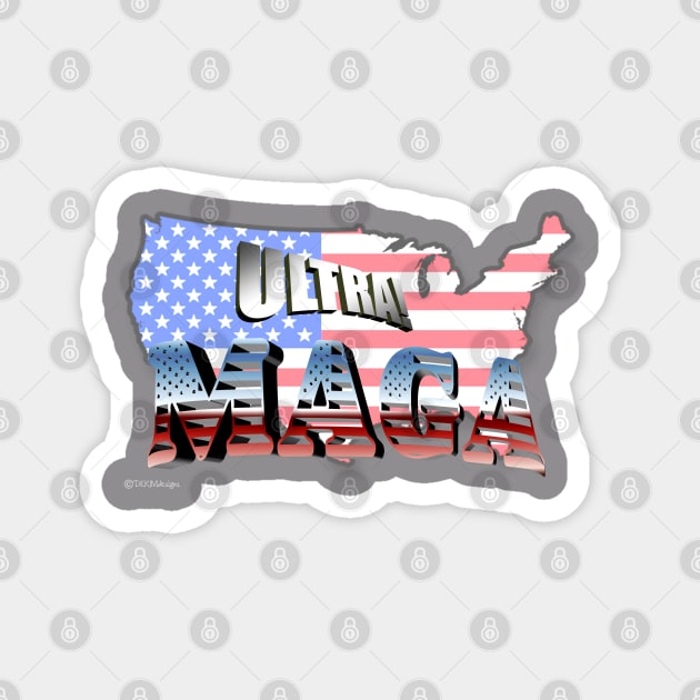 Ultra MAGA Magnet by dekimdesigns