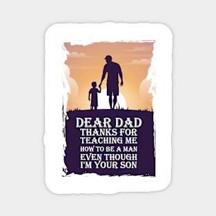 Fathers Day shirt gift all ages Magnet