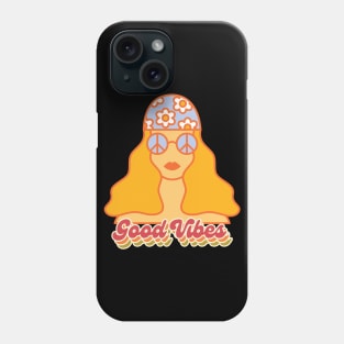 Good Vibes Hippie Girl Tee! Phone Case