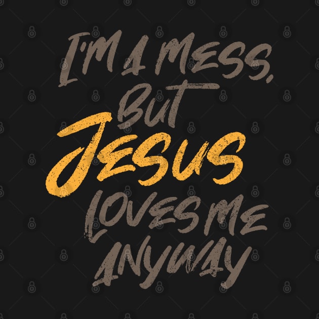 Jesus Loves Me Christian Saying by Commykaze