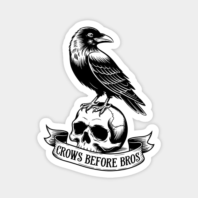 Crows Before Bros Magnet by CreativeSage