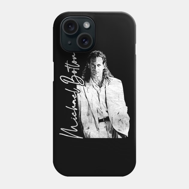 Michael Bolton / 90s Style Fan Design Phone Case by DankFutura