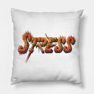 DRAWING FONT ART Pillow