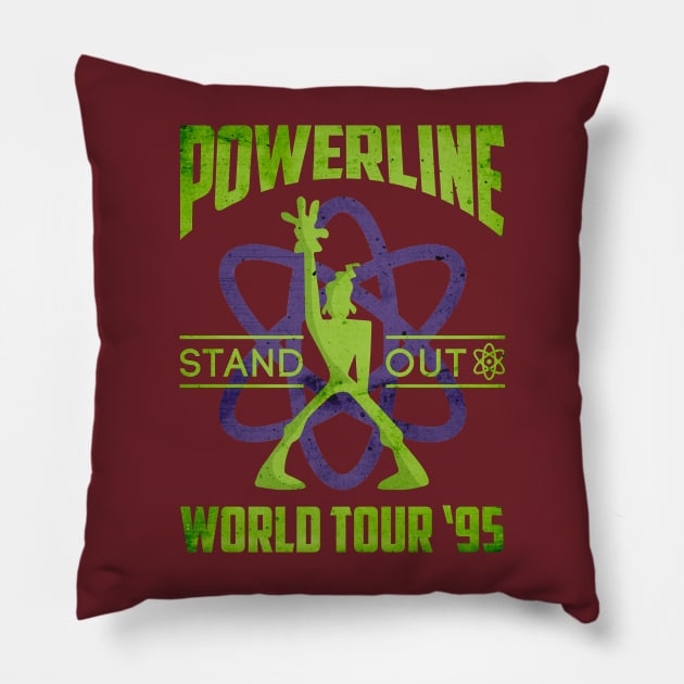 Powerline Stand Out World Tour 95 Pillow by western.dudeooles