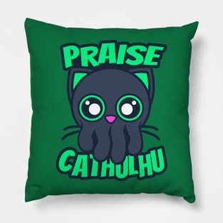 Praise Cathulhu Pillow