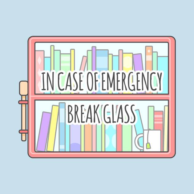 Emergency Bookshelf by sombrasblancas