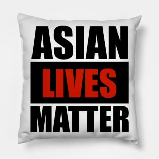 asian lives matter Pillow