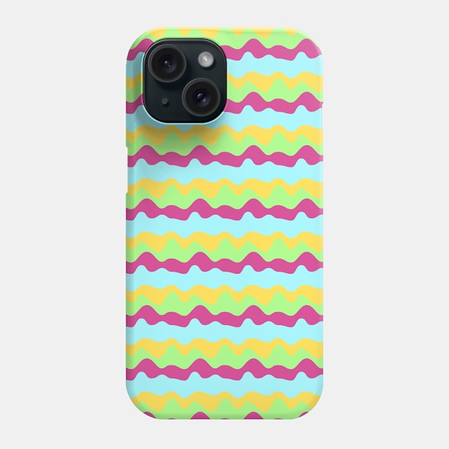 Colorful Liquid Retro Repeated Pattern Phone Case by MarjanShop