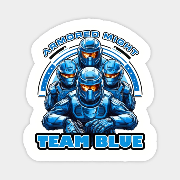 TEAM BLUE Magnet by Talon Games