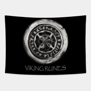 Viking Runes Tapestry