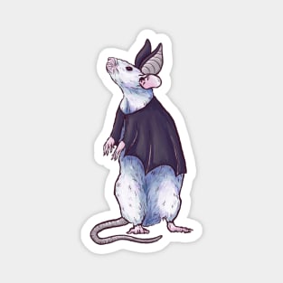 Rat Dressed As A Bat Magnet