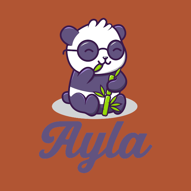 Ayla Panda Logo by UnluckyDevil