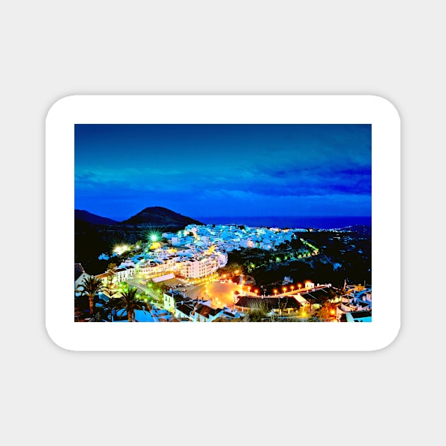 Frigiliana Andalusia Costa del Sol Spain Magnet by AndyEvansPhotos