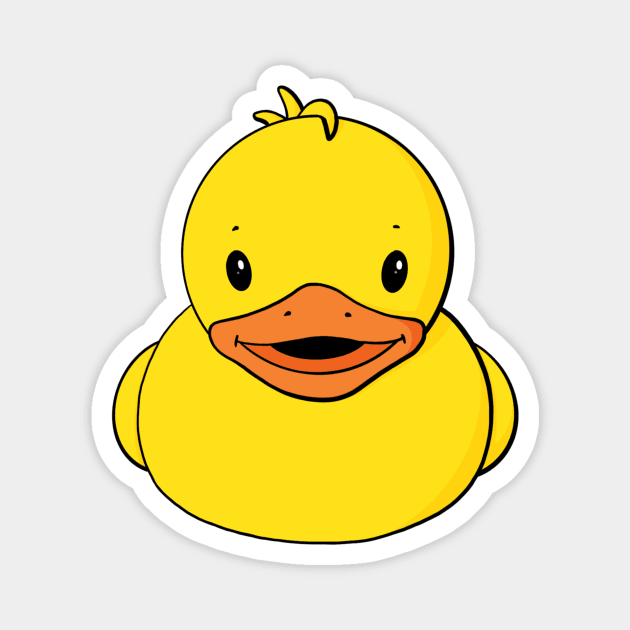 Basic Rubber Duck Magnet by Alisha Ober Designs