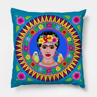 Fabulous Frida Mandala Pillow