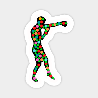 Polka Dot Boxing Magnet