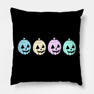 Pastel Pumpkins Pillow