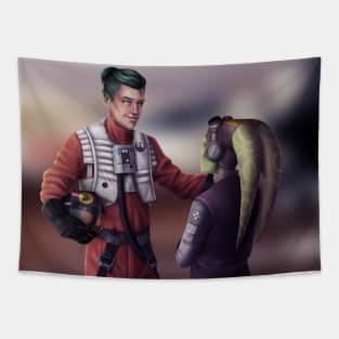 Jacen and Hera Tapestry