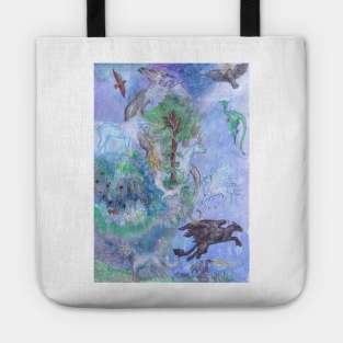 Magical Menagerie of Animals Tote