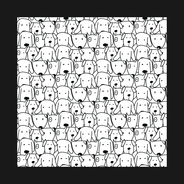 Dog Doodle Pattern by edwardecho