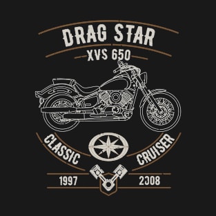 Drag Star XVS 650 Old Poster T-Shirt