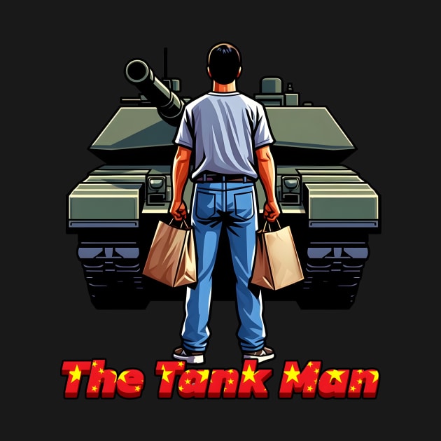 Tank Man by Rawlifegraphic