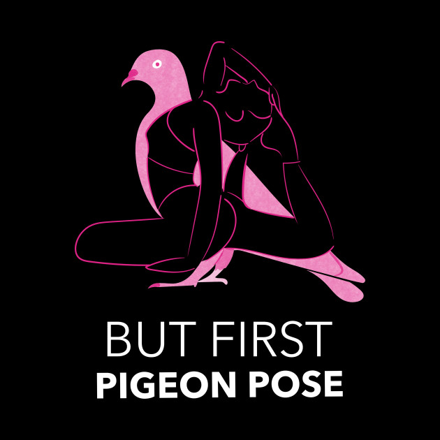 Yoga Pigeon pose - Yoga - Phone Case