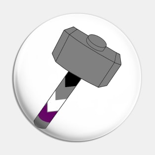 Asexual Thor Pride Pin