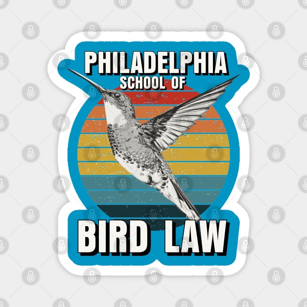 School of Bird Law Magnet by Sunny Legends