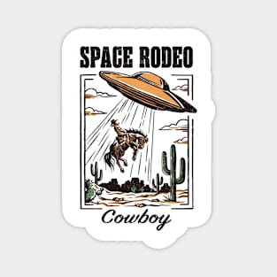 Space Rodeo Cowboy Magnet