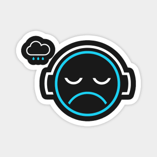 Sad Music Icon Magnet