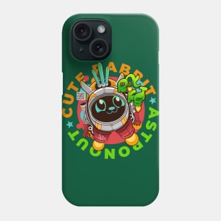 Cute Rabbit Astronout Phone Case