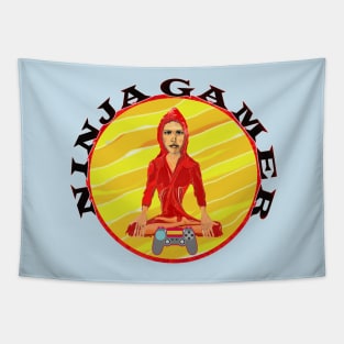 NINJA GAMER Yoga Lovers Gift Tapestry