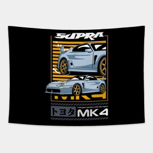 Supra MK4 Automotive Art Tapestry