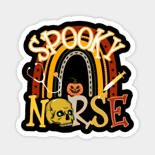 Spooky Nurse Gift Idea Magnet