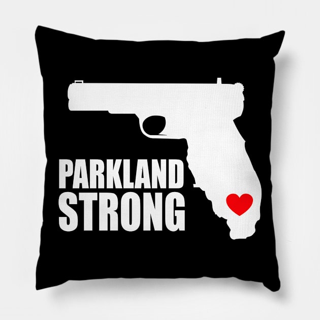 Parkland Strong Pillow by rajem