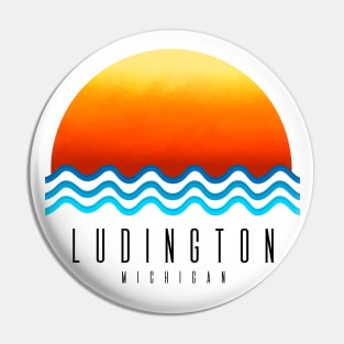 Ludington Sunset Pin