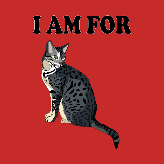 I am for cats by Pet & Nature Lovers