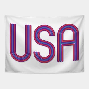 USA 4th of July Tapestry