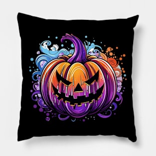 Multi Colored Pumpkin Pillow