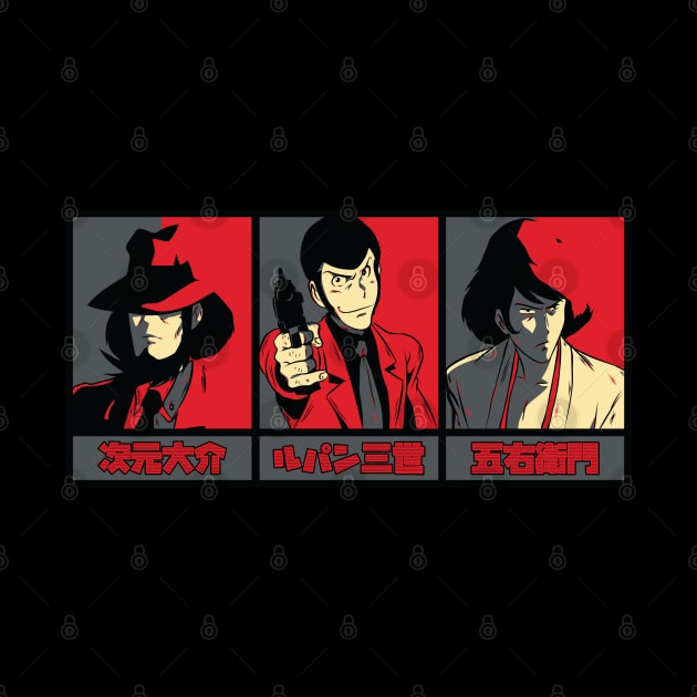 Jigen - Lupin 3rd - Goemon by berserk