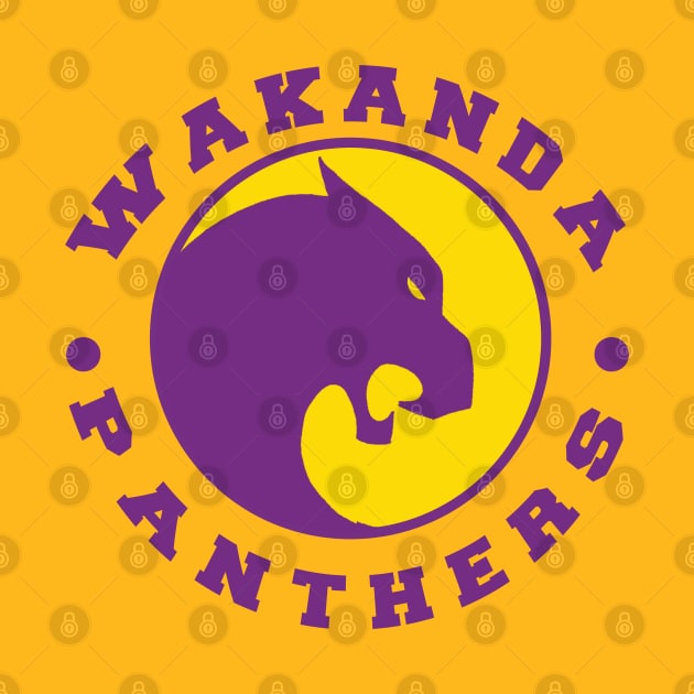 Wakanda Panthers by WHOartedLA