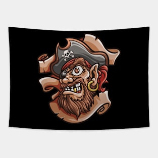 PIRATE HEAD Tapestry