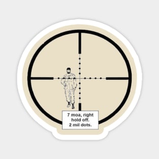 Sniper Mildot Reticle Magnet