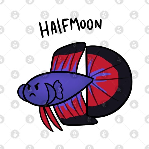 halfmoon betta by SoloSammich