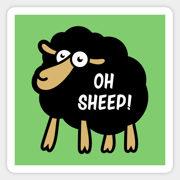 Funny Black Sheep - Black Sheep - Sticker | TeePublic Funny Black Sheep - Black Sheep - Sticker | TeePublic