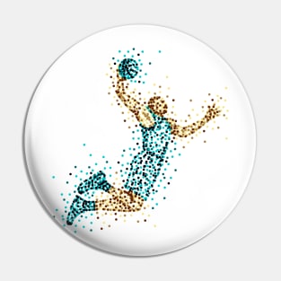 basketball player dots Pin