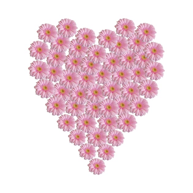 Heart of Gerberas For Mothers Day by ellenhenryflorals