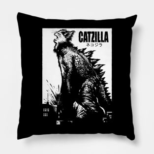 Catzilla Pillow