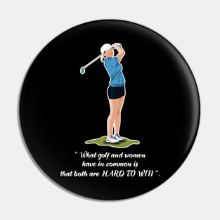 Women's golfer quotes Pin